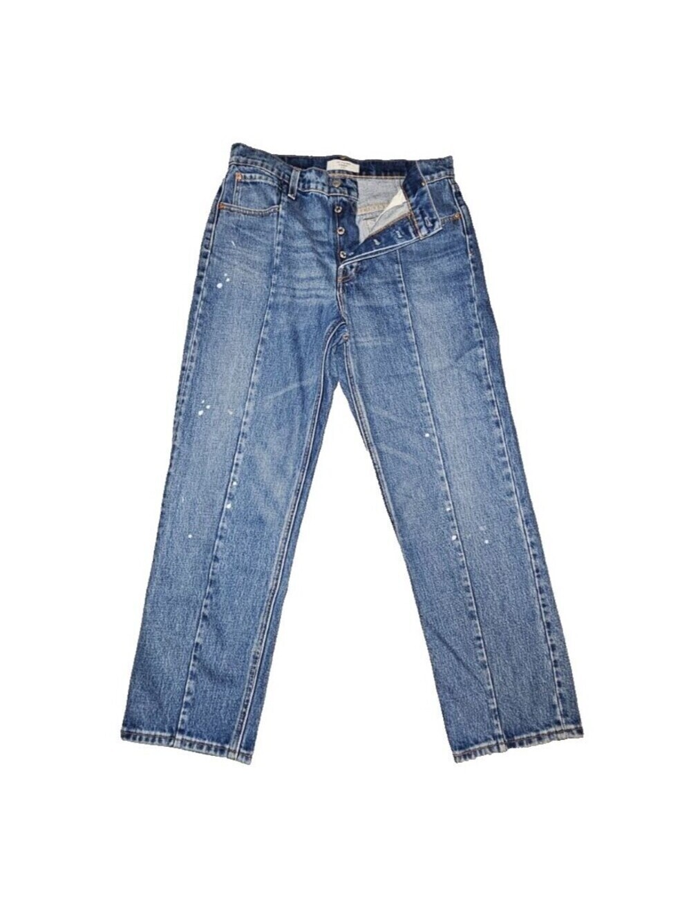 Levi’s Altered Straight No Limits Jeans Women 29 Paint Splat